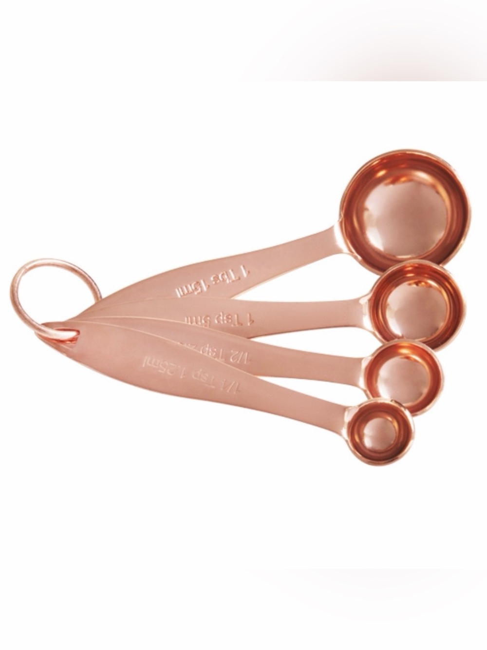 Giadzy Copper Plated Measuring Spoons